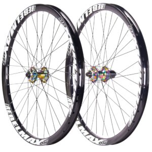 Par de Rodas Bike Aro 26 em Alumínio Freio Disco + Cubo Barulhento 36F