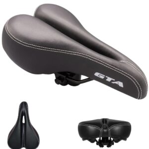 Assento Banco Selim Bike Spinning Vazado Confort Confortável Mtb Espuma Macio bicicleta