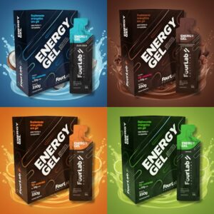 Carbogel Fourlab Cx 10 Saches 35g Energy Gel Carboidrato