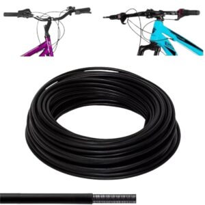 Conduite Espiral Com Teflon de Freio e Marcha Bike Rolo 20 Metros Preto