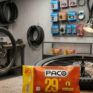 CAMARA AR BIKE 29x1.95/2.125 VALVULA AMERICANA  TIPO GROSSA MTB RESISTENTE ACEITA REMENDO