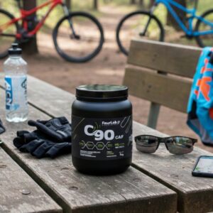C90 FourLab 1kg Carboidrato p/ Energia Rápida e Prolongada em Bike, Corrida e Endurance